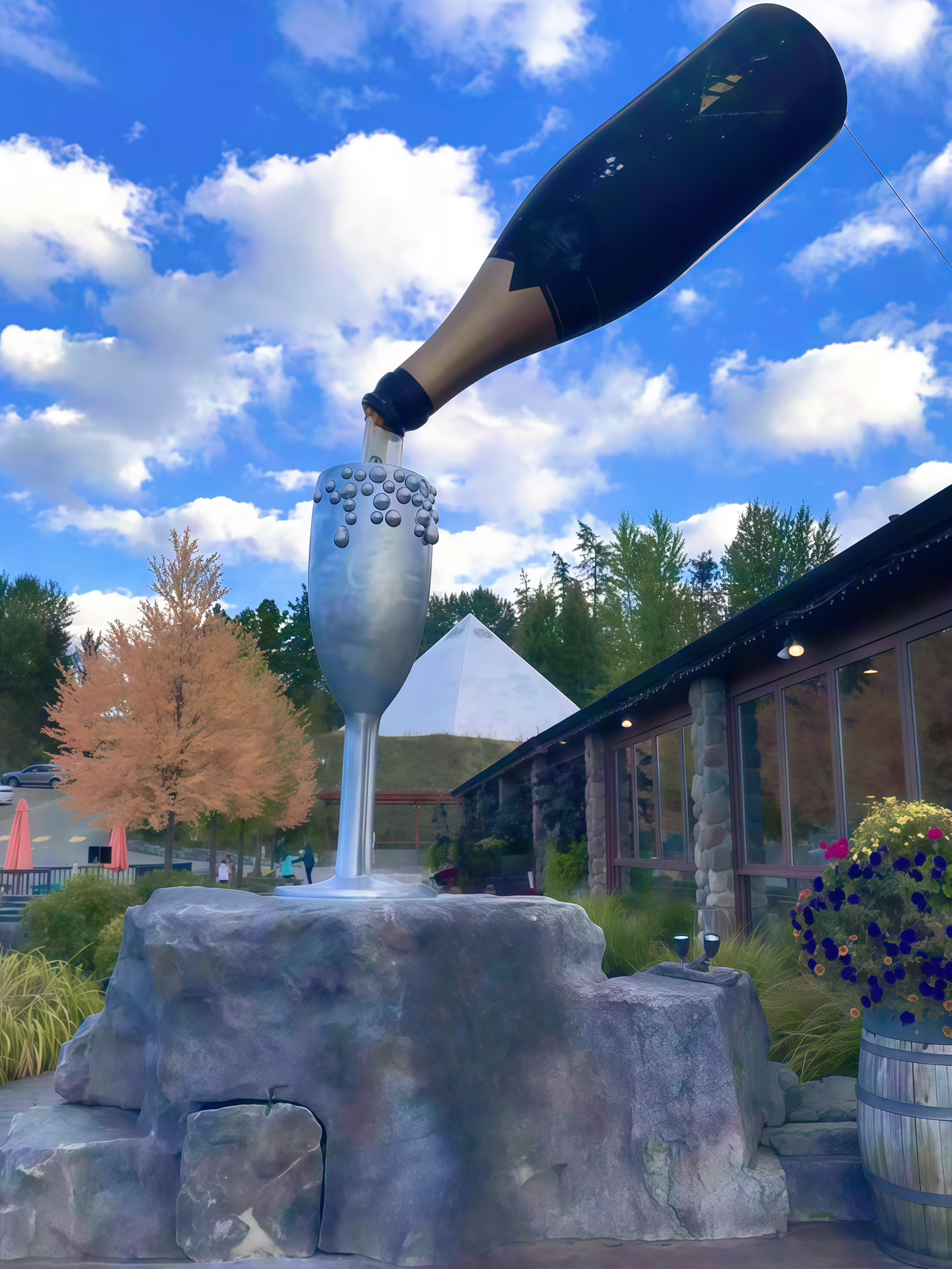Unlock the secrets of delicious wine at Summerhill Pyramid Winery!