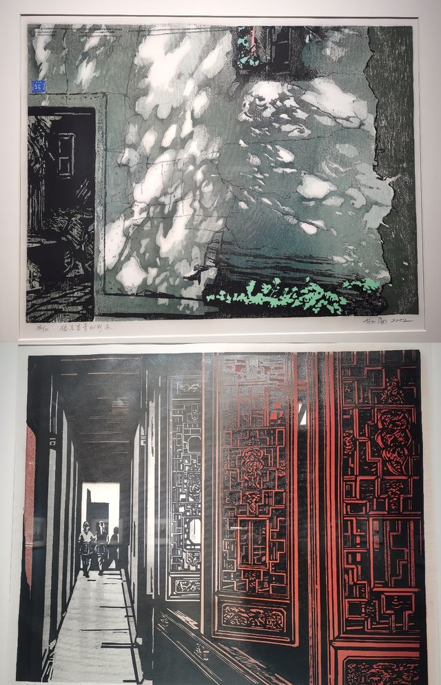 誤入版畫深處，水墨的衝擊力好強！。