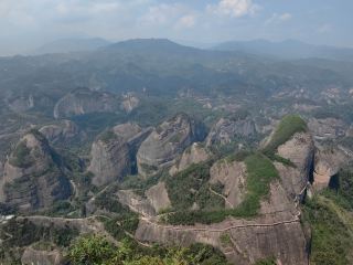 Bajiao Zhai Scenic Area is a must-see attraction that straddles two provinces. 