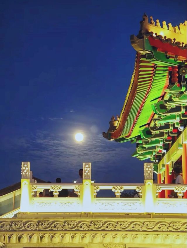 滄州南川樓的夜景，依然如此美麗