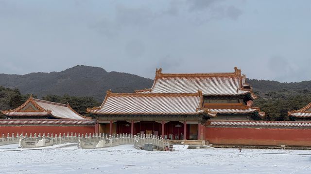 薄雪紅妝祭皇家——清東陵