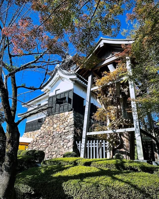 日本犬山市·犬山城—俯瞰木曾川的日本最古老天守