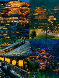 住進烏江寨的時光裡：聽槳聲，品煙火。