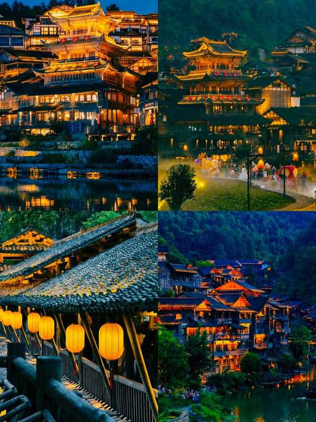 住進烏江寨的時光裡：聽槳聲，品煙火。