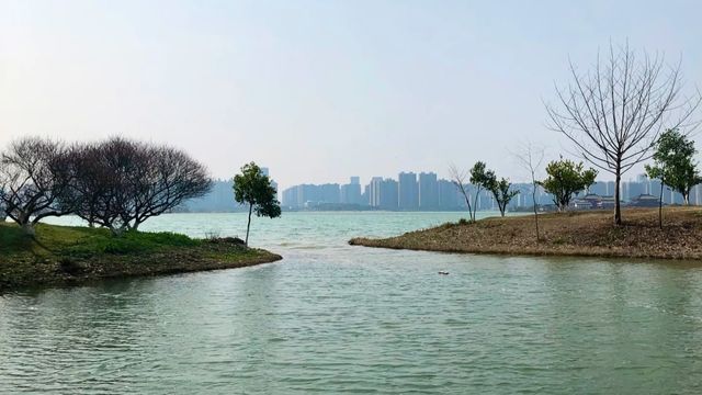長沙小洱海落日攻略