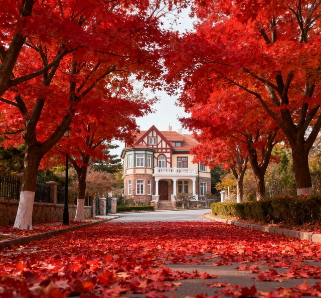 八大關的秋天,是上帝打翻的調色盤|青島賞秋天花板 八大關的秋天,是上帝打翻的調色盤|青島賞秋天花板