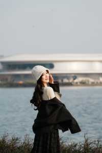 滴水湖週末,看了一場橘子海日落和煙花!