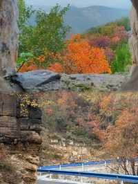 鄭州1h直達！0元賞紅葉的“小長城”美哭了