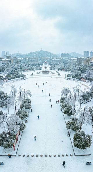 Hubei Xianning Yinshan Square Winter "Citywalk Zero Cost" Guide