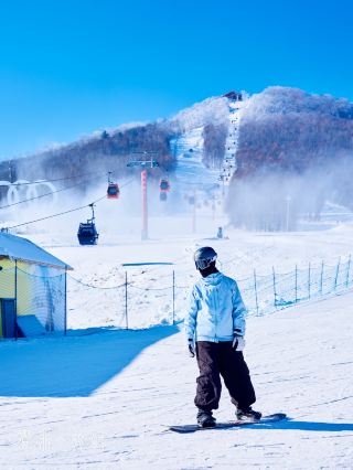 Live in a ski resort! Experience the freedom of skiing and petting your favorite animals in Changbai Mountain.