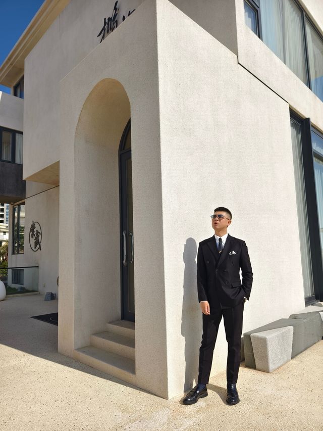 惠安必住藝術風酒店，躺著就能看海