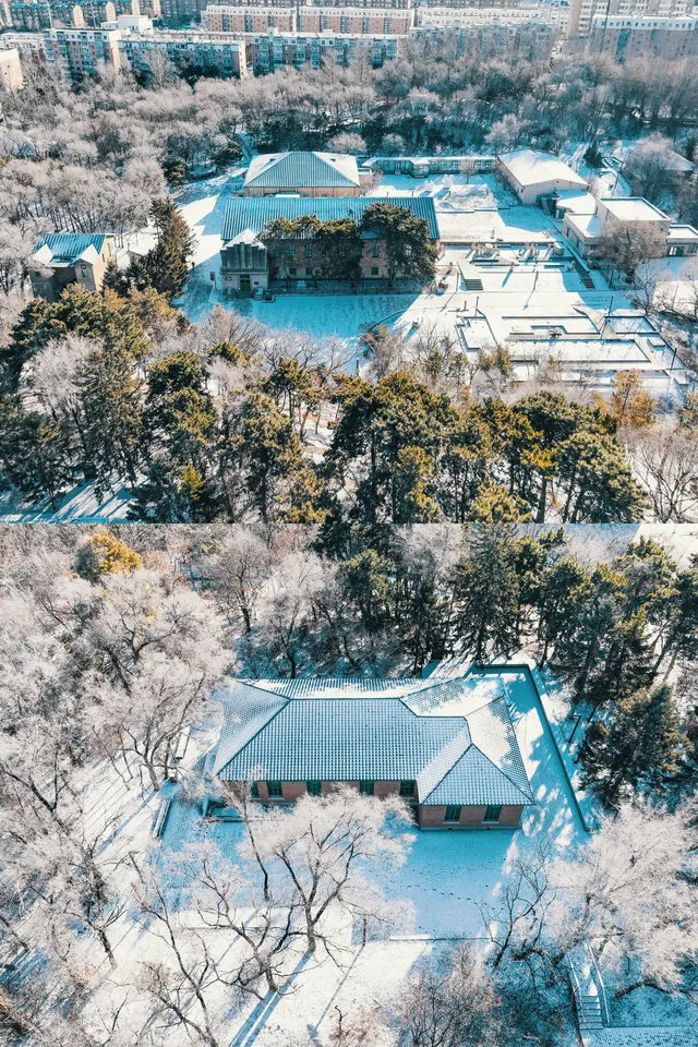 長春水文化生態園丨雪覆紅磚 水墨冬韻 長春水文化生態園丨雪覆紅磚 水墨冬韻