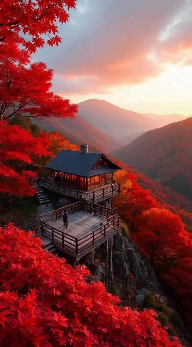 楓谷深處有人家!