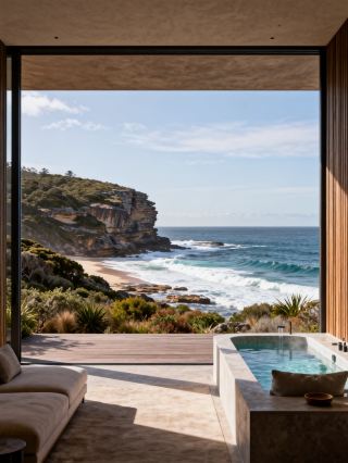 Stay at a Sydney hotel with a sea view and take the kids to walk the Diamond Bay coastal boardwalk