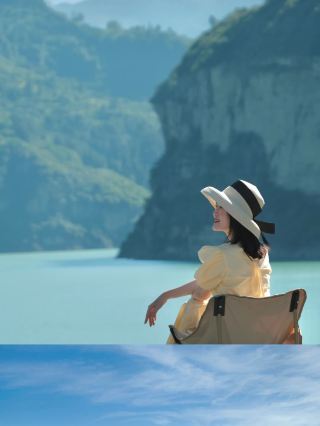 重慶周辺の旅｜1時間で峡谷に隠れた超美しい湖へ直行