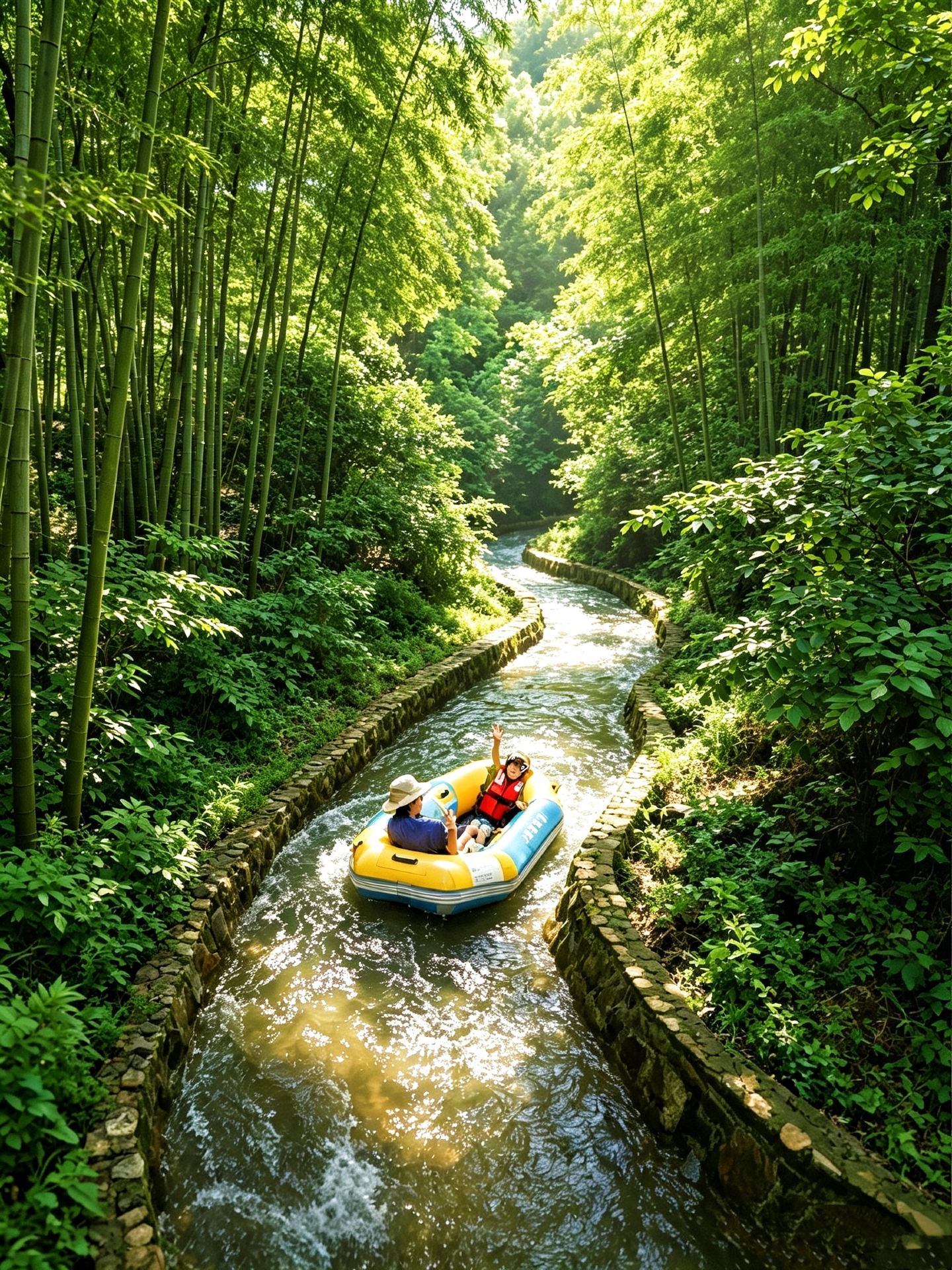 The best forest rafting for kids so far has arrived