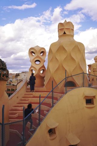 Barcelona | Falling into Gaudí's curved universe: Casa Milà's iconic rooftop