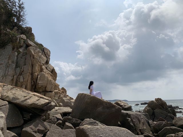 잔잔한 선녀바위 해수욕장🌊