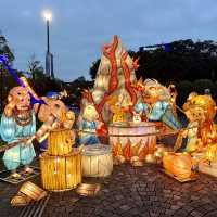 台北市政府前廣場公園的元宵燈會.非看不可