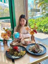 旺角歐陸風咖啡店創新開心果拿鐵☕️