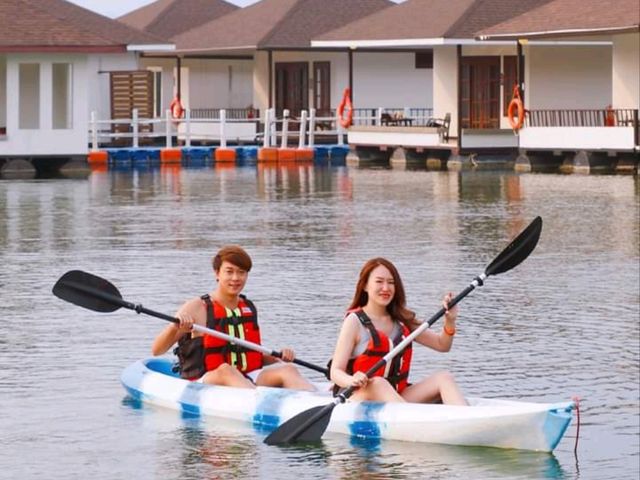 หนีร้อนไปโดน้ำ นอนแพ