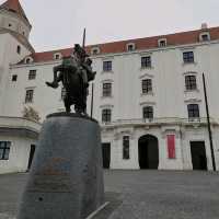 A day in Bratislava during winter 2022