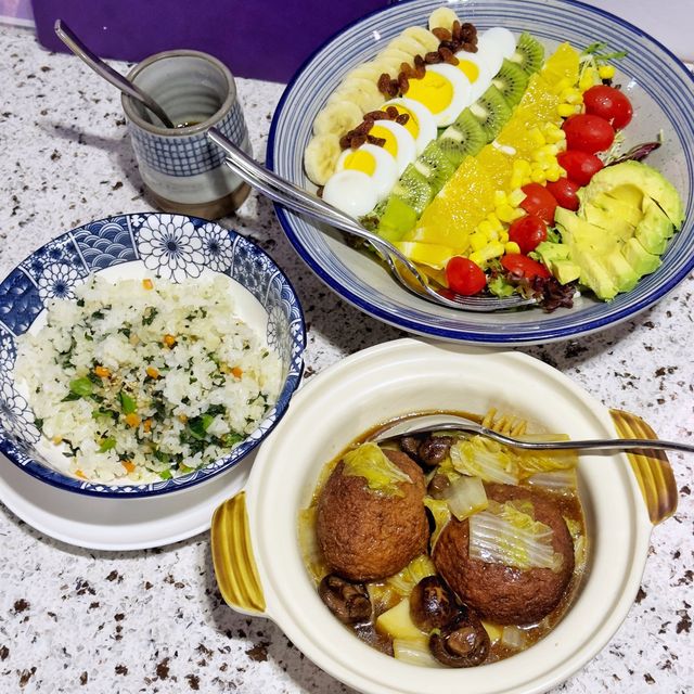 新派😋素食，誠意🥰之作