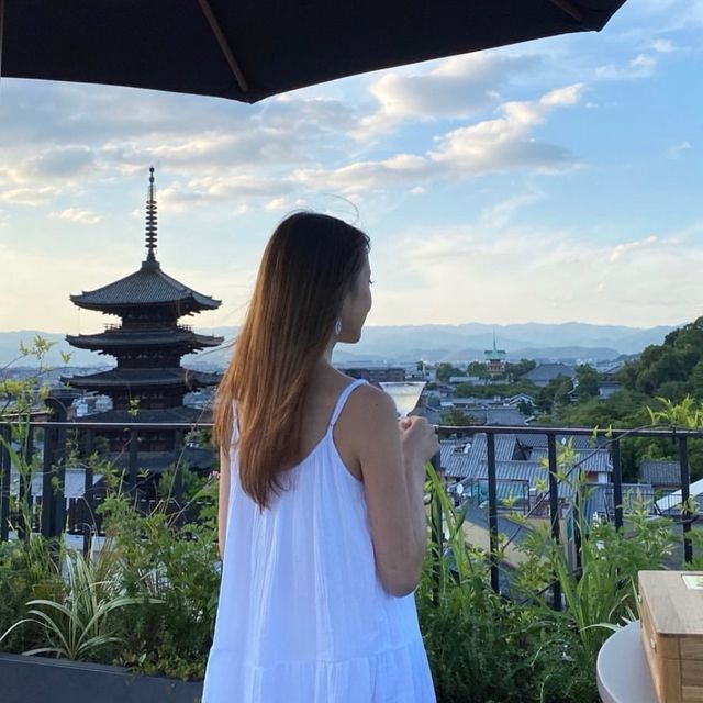 京都で話題のルーフトップバー🍸
