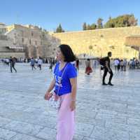 The Western Wall or Wailing Wall 