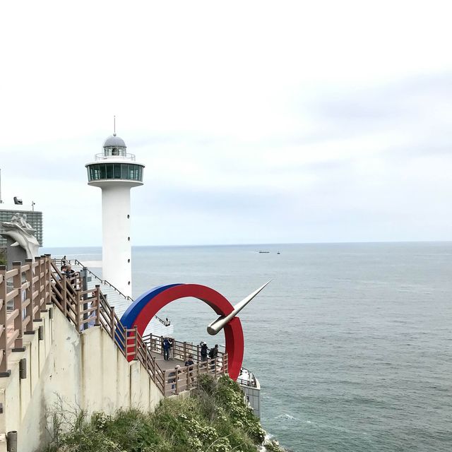 太宗台-欣賞釜山南部壯麗海景加影島燈塔