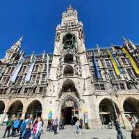 The Marienplatz of Munich