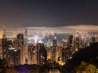 The Peak: A Nighttime Delight in Hong Kong