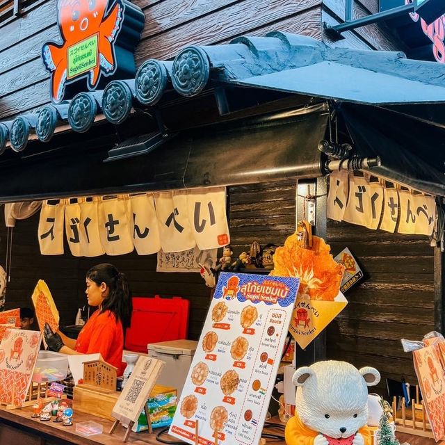 🎏 ตลาดปลาบางแสน ฟีลเหมือนไปเจแปนสุดๆ