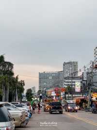 เดินเล่นชายหาดพัทยายามเย็น🌤️