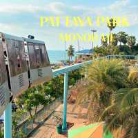 #นั่งรถไฟโมโรเรล  ที่สวนน้ำพัทยาปาร์ค แค่คนละ50บาท