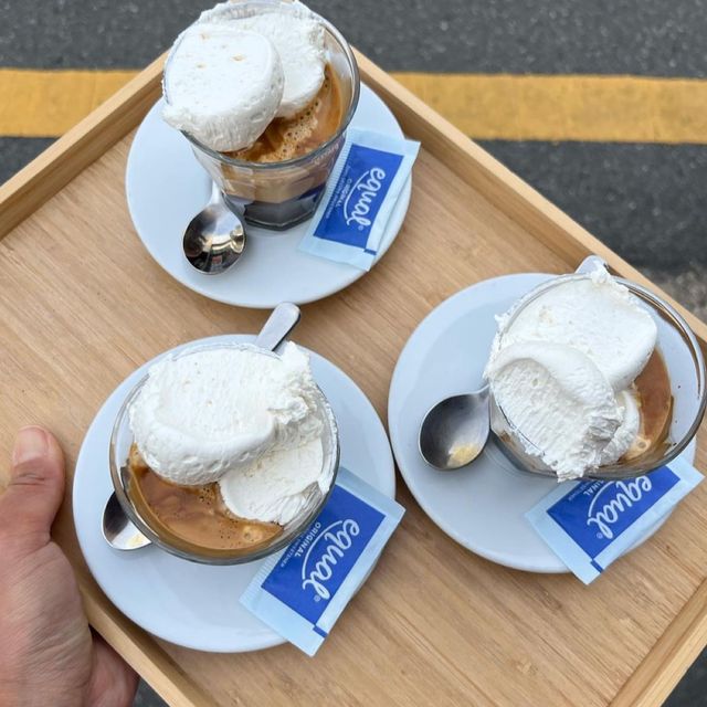 韓國特色咖啡店，蛋糕可愛好吃！