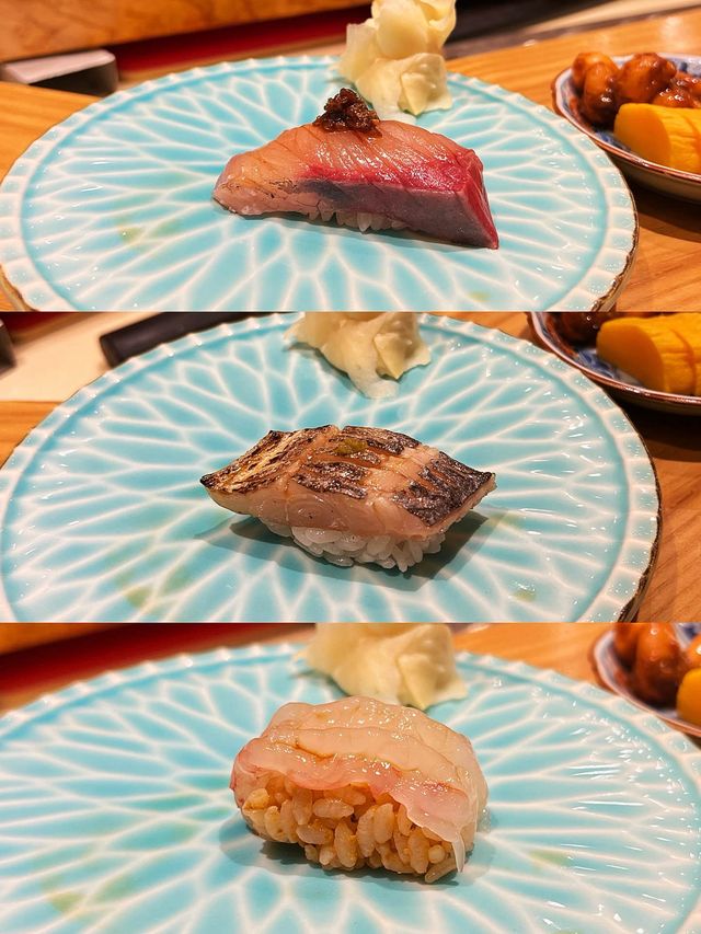 「鮨燐」尖沙咀鮨店，晚市套餐有沙律、麵豉湯同甜品柚子雪芭