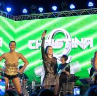 Christina Q Charity Concert on the beach 👑🎤🪩