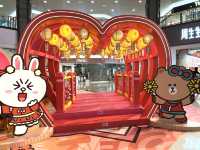 Line friend 陪大家過龍年@荷里活商場