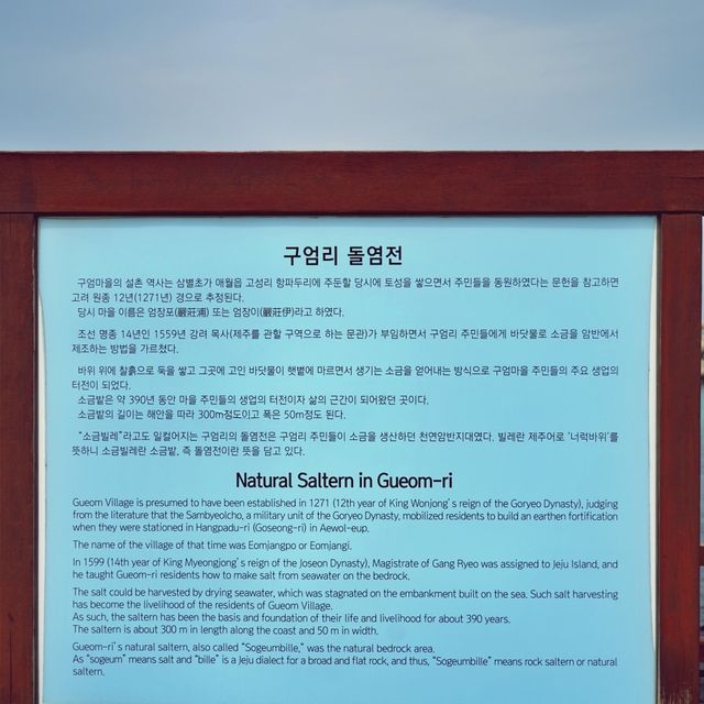 🌊 구엄리 돌염전, 제주의 전통 소금 생산지