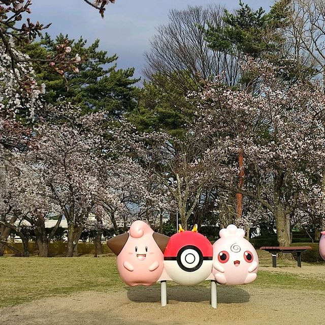 福島開成山公園：福島境內四座寶可夢公園之一，吉利蛋公園