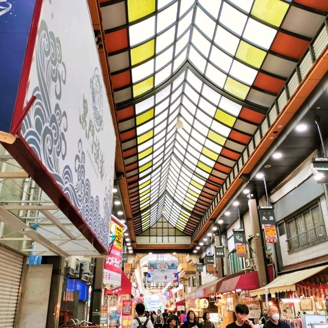 夏旅は大阪へ行こう💠なにわの台所『黒門市場』