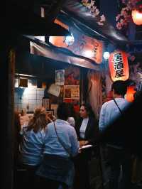 Tokyo’s most popular eating street in Shinjuku 🍱🍢🍡