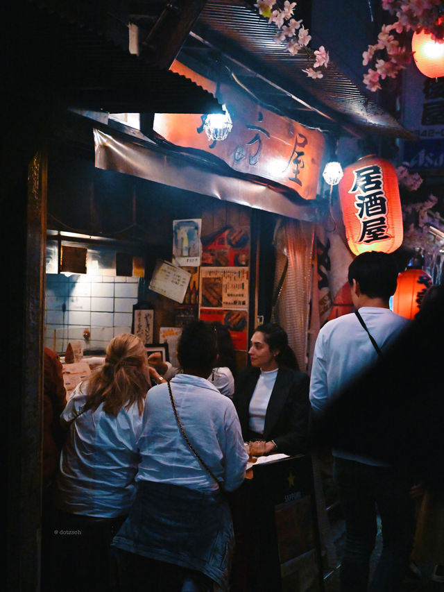 Tokyo’s most popular eating street in Shinjuku 🍱🍢🍡