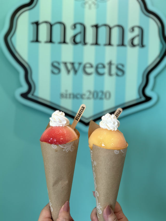 【福岡カフェ】季節のフルーツのクレープやソフトクリームが美味しい🍑