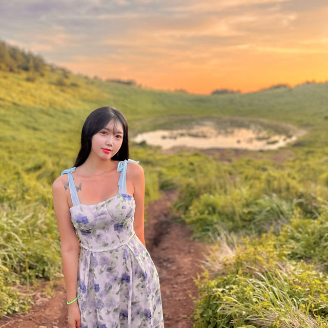 제즈도 일몰 명소 금악오름