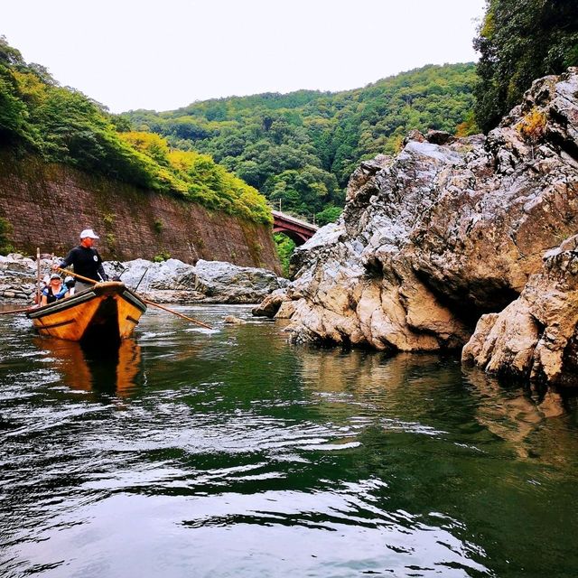 保津川漂流•渡月橋•竹林小徑•嵯峨野觀光小火車