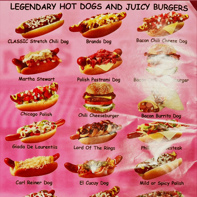 洛杉磯必吃的熱狗店 — Pink's Hot Dogs