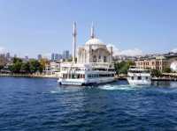 Bosphorus River view between Europe and Asia