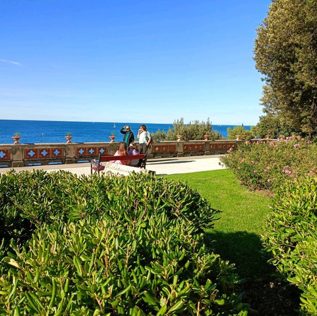 Miramare castle park is beautiful 